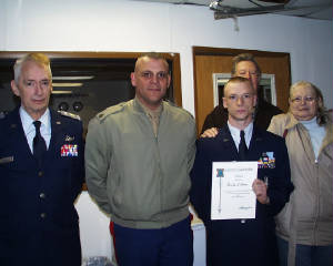 Air Force Association Award and Promotions